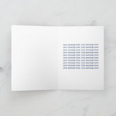 Bridgekleurige Glas in lood Happy Birthday Card Kaart (Binnen)