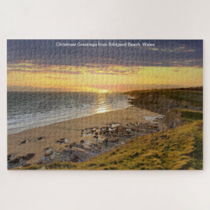 Bridgend Beach Wales Jigzaag Puzzle Legpuzzel