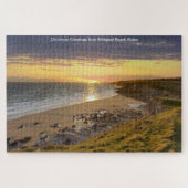 Bridgend Beach Wales Jigzaag Puzzle Legpuzzel (Horizontaal)