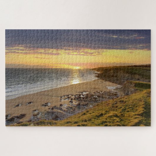 Bridgend Beach Wales Legpuzzel (Horizontaal)