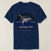 Bridgeport Blauwvis T-shirt (Design voorkant)