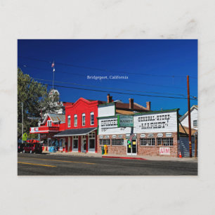 Bridgeport California, met opschrift foto Briefkaart