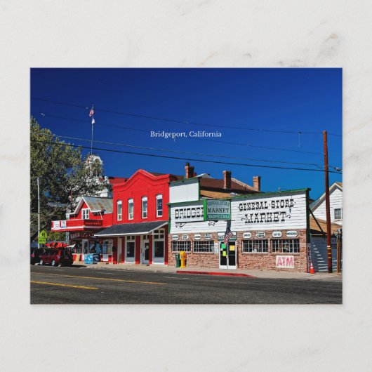 Bridgeport California, met opschrift foto Briefkaart (Voorkant)