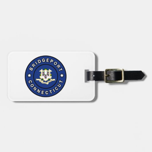 Bridgeport Connecticut Bagagelabel (Voorkant horizontaal)