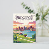 Bridgeport Connecticut Briefkaart (Staand voorkant)
