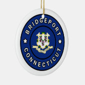 Bridgeport Connecticut Keramisch Ornament (Rechts)
