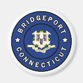 Bridgeport Connecticut Magneet (Voorkant)