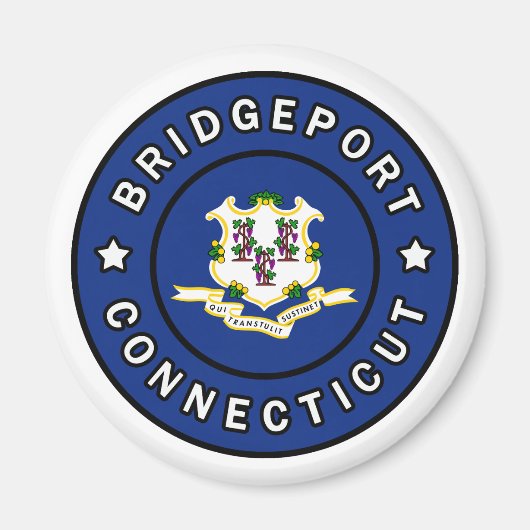 Bridgeport Connecticut Magneet (Voorkant)