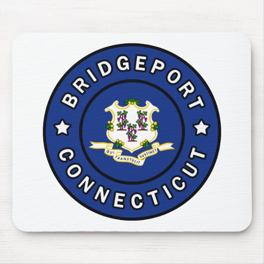 Bridgeport Connecticut Muismat (Voorkant)