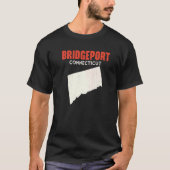 Bridgeport Connecticut USA State America Travel Co T-shirt (Voorkant)