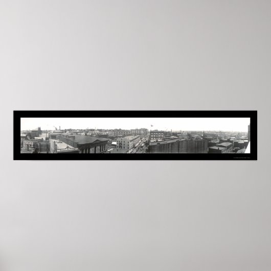 Bridgeport, CT Foto 1913 Poster (Voorkant)