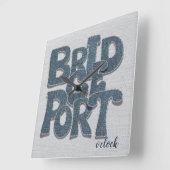 Bridgeport Denim Letter Vierkante Klok (Hoek)
