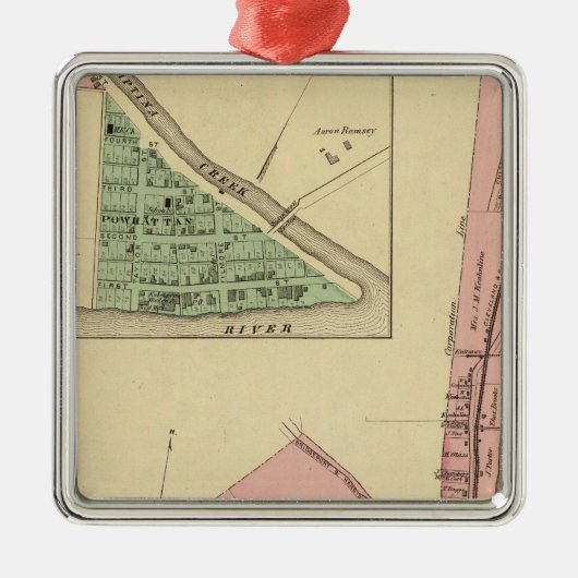 Bridgeport Metalen Ornament (Voorkant)