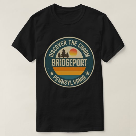 Bridgeport, Pennsylvania T-shirt (Design voorkant)