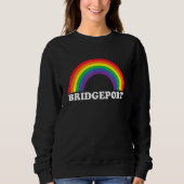 Bridgeport Rainbow LGBTQ Gay Pride Lesbians Queer Trui (Voorkant)