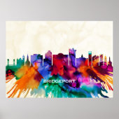 Bridgeport Skyline Poster (Voorkant)