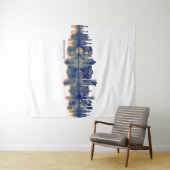 Bridgeport Skyline Wandkleed (In Situ (horizontaal))