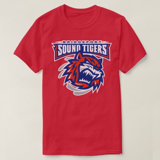 Bridgeport Sound Tigers 2 T-shirt (Design voorkant)