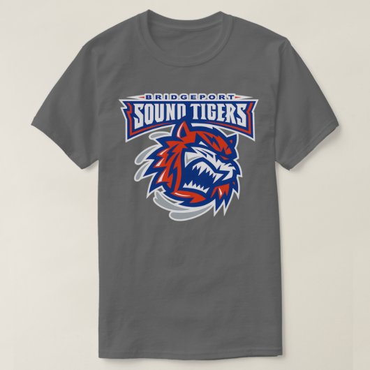 Bridgeport Sound Tigers 2 T-shirt (Design voorkant)