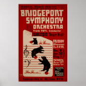 Bridgeport Symphony Orchestra  Music Poster (Voorkant)