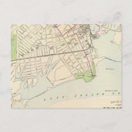 Bridgeport, zuid briefkaart (Voorkant)