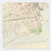 Bridgeport, zuid vierkante sticker (Voorkant)