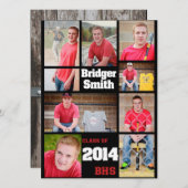 Bridger aangepaste Afstuderen-kaart Aankondiging (Voorkant / Achterkant)