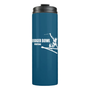 Bridger Bowl Montana Skier Thermosbeker