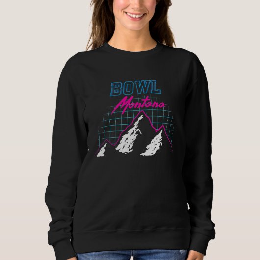Bridger Bowl Montana  USA Ski Resort  BACK PRINT Trui (Voorkant)