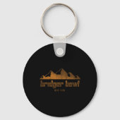 Bridger Bowl Mountains Montana Hiking Outdoors  Sleutelhanger (Voorkant)