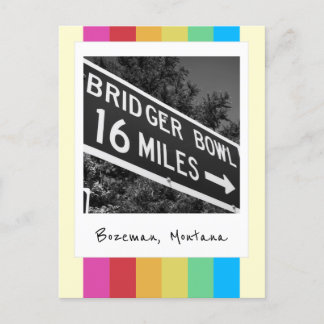 Bridger Bowl Retro Instant Camera Briefkaart