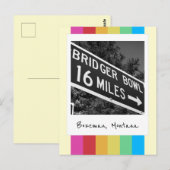 Bridger Bowl Retro Instant Camera Briefkaart (Voorkant / Achterkant)