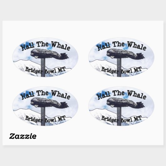 Bridger Bowl walvis Sticker (Vel)