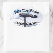 Bridger Bowl walvis Sticker (Tas)