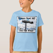 Bridger Bowl whale T-Shirt (Voorkant)