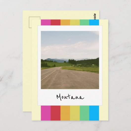 Bridger Canyon Retro Instant Camera Briefkaart (Voorkant / Achterkant)