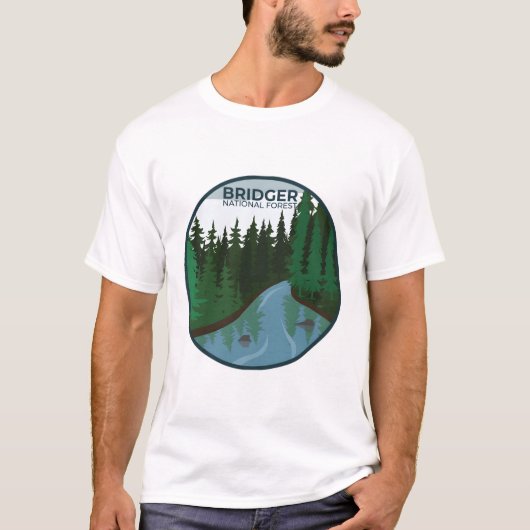 Bridger National Forest T-shirt (Voorkant)