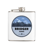 Bridger Range Montana Camping Heupfles (Voorkant)