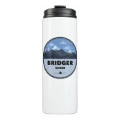 Bridger Range Montana Camping Thermosbeker (Voorkant)