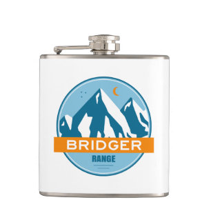 Bridger Range Montana Sterren Maan Heupfles