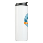 Bridger Range Montana Sterren Maan Thermosbeker (Gedraaid links)