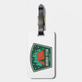 Bridger-Teton National Forest Camping Bagagelabel (Achterkant verticaal)