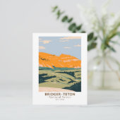 Bridger Teton National Forest Sheep Mountain Briefkaart (Staand voorkant)