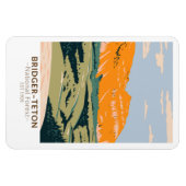 Bridger Teton National Forest Sheep Mountain Magneet (Horizontaal)