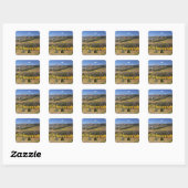 Bridger-Teton National Forest Vierkante Sticker (Vel)