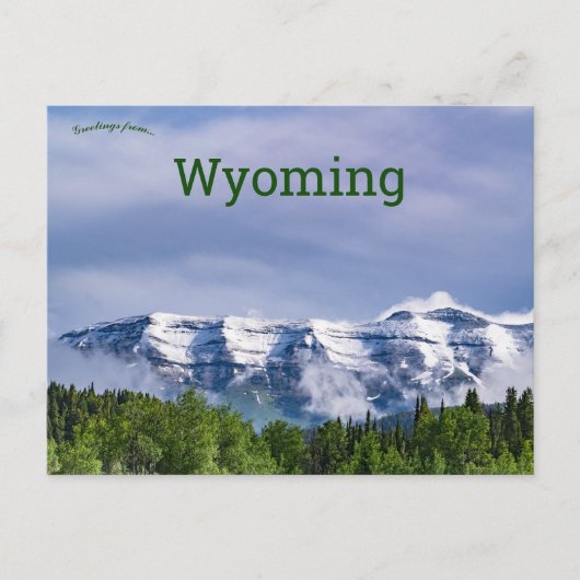 Bridger Teton National Forest Wyoming Briefkaart (Voorkant)