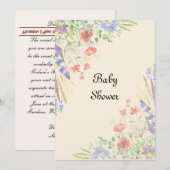 Bridgerton Baby shower Kaart (Voorkant / Achterkant)