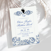 Bridgerton bruiloft uitnodiging Lady Dusty Blue Bo