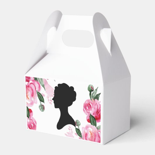 BRIDGERTON FLORALE BRUIDSSLUIER BEDANKDOOSJES (Voorkant Zijde)