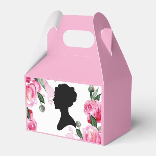 BRIDGERTON FLORALE BRUIDSSLUIER BEDANKDOOSJES (Voorkant Zijde)